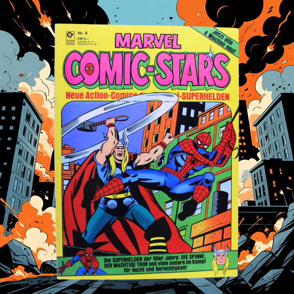 Marvel Comic-Stars Nr. 8 (1981) Condor Verlag | Thor & Spider-Man | Hoppla Stuff